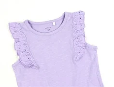 Name It purple rose flæse top